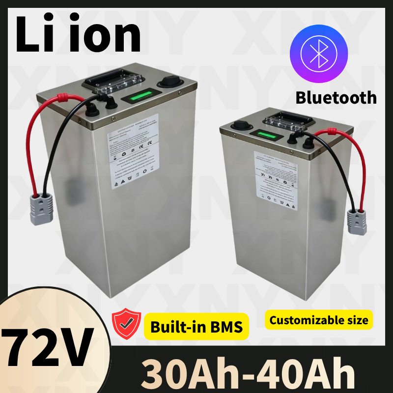 72V 40Ah Lifepo4 Battery Pack - Batteria agli Ioni di Litio 72V