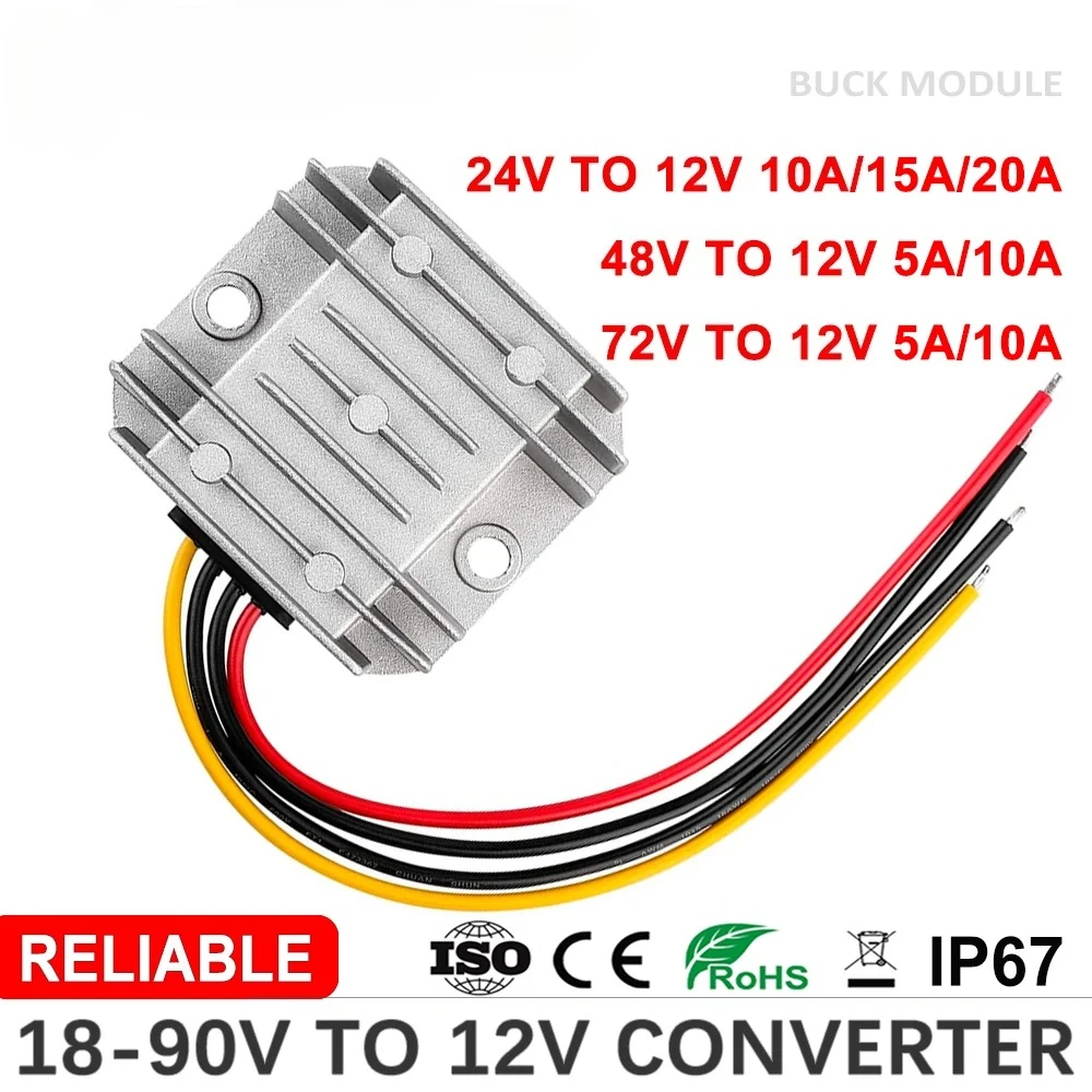 Convertitore DC DC da 20-90 V  - 72V 15A Fast Charger recensione e prezzo